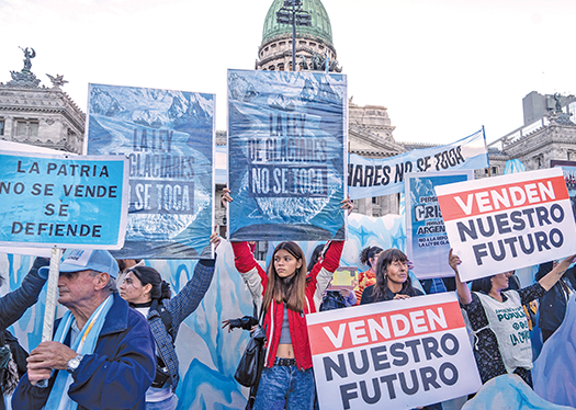 Pushback in Argentina after glacier law weakened